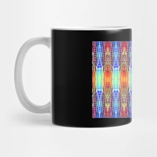 Dragonfly wing pattern orange Mug